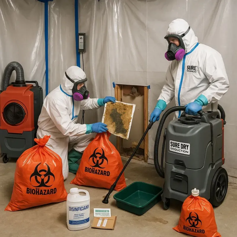 Contaminated Water Handling Protocols process in Forest Hill, TX